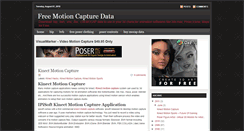 Desktop Screenshot of motioncapturedata.com