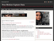Tablet Screenshot of motioncapturedata.com